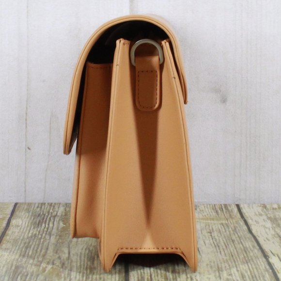 NWT Pixie Mood Brown Vegan Leather Zoe Crossbody Purse Handbag - Picture 6 of 11